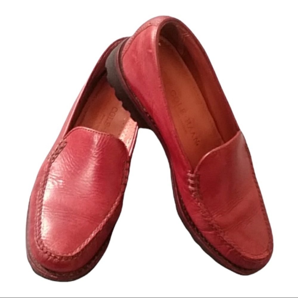 Cole Haan Moc-Toe Loafers 8AAA Brazilian Hand-Sewn Memory Flex Comfort Shoes